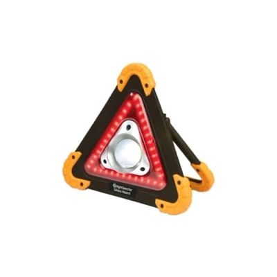 Image of NightSearcher Galaxy Hazard A Compact, Heavy Duty, and Foldable Rechargeable LED Warning Safety Triangle with USB Power Bank