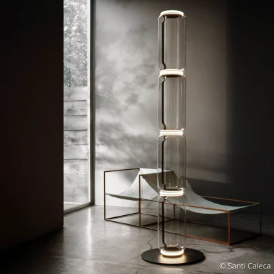 Image of Flos Noctambule F4 Floor Lamp High Cylinder