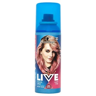 Image of Schwarzkopf Live Colour Spray Candy Pink 120ml