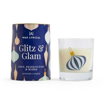 Image of Wax Lyrical Glitz &amp; Glam Candle, Up to 42hrs, Ivory