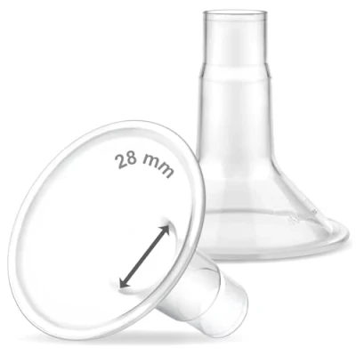 Image of Maymom MyFit Classic 28mm Shield Compatible w Widemouth Connector Not Original Spectra S2 Accessories S1 Pump Parts Flange