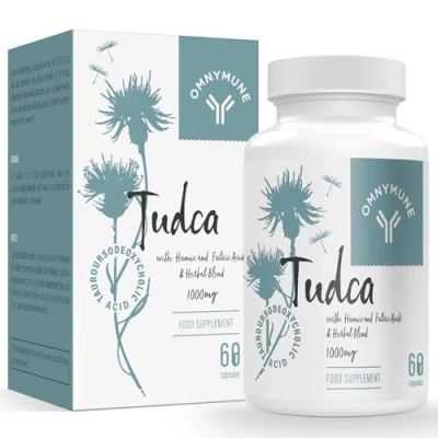 Image of Tudca Liver Support Supplement, Tauroursodeoxycholic Acid Complex 1000mg Per Servings, Bile Salts for Detox Cleanse &amp; Repair, Kidney, Gallbladder, 60 Capsules