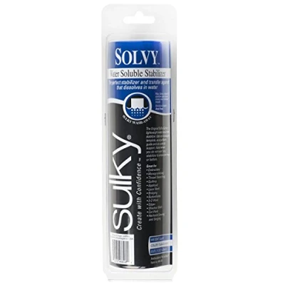 Image of Sulky Solvy Water Soluble Stabilizer Roll, 7.875 inch by 9 Yard, Synthetic, 1 Pack