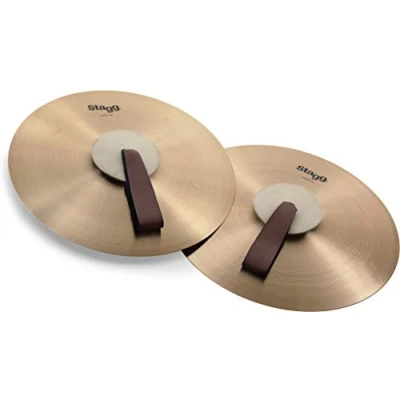 Image of Stagg Pair of Marching/Concert Cymbals 16 Inch