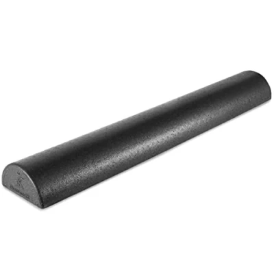 Image of ProsourceFit High Density Foam Rollers 36 inches long. Firm Full Body Athletic Massager for Back Stretching, Yoga, Pilates, Post Workout Trigger Point Release, Black