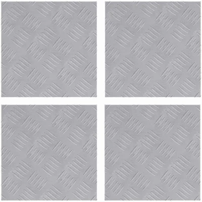 Image of vidaXL Aluminium Checker Plates 4 pcs Anti Slip 30x30 cm
