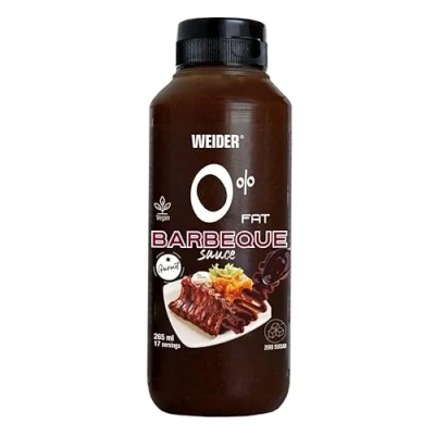 Image of Weider Zero Barbecue Sauce. Fat Sugar. 265 ml