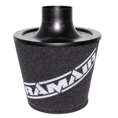 Image of Ramair Filters JS 070 BK Large Universal Air Filter with Alloy Neck, Black, 70 mm