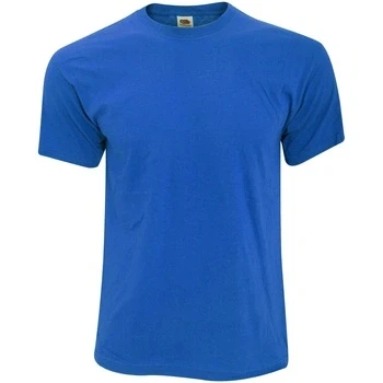 Image of Fruit of the Loom Mens Screen Stars Original Full Cut Short Sleeve T Shirt (2XL) (Royal)