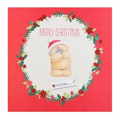 Image of Hallmark 25442533 Forever Friends Christmas Card &#039;Magical&#039; Small Square