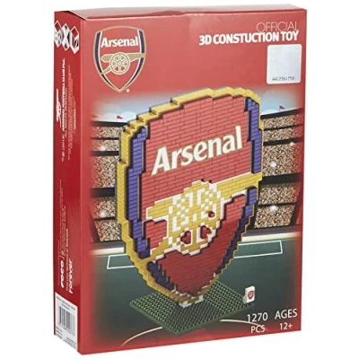 Image of FOCO Football Arsenal FC Premier League One BRXLZ Construction Building Toy Collection Logo