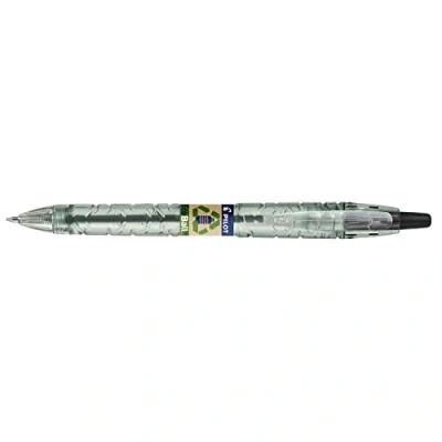 Image of Pilot B2P ECOBALL Begreen Refillable Ballpoint Pen Medium Nib Black