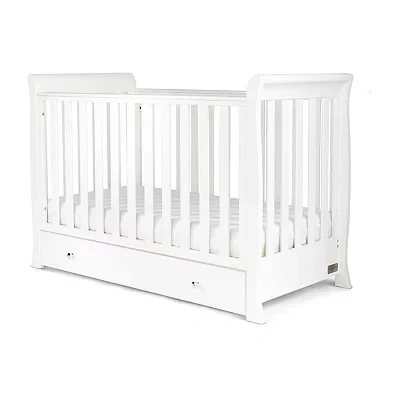 Image of Ickle Bubba Snowdon 4 in 1 Mini Cot Bed White