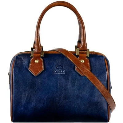 Image of Time Resistance Leather Handbag Full Grain Purse for Women Top Handle Bag Tote