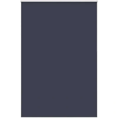 Image of vidaXL Roller Blind Blackout Marine 160x230 cm Fabric Width 156.6 Polyester
