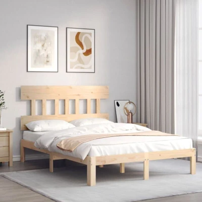 Image of vidaXL Bed Frame without Mattress 120x200 cm Solid Wood Pine
