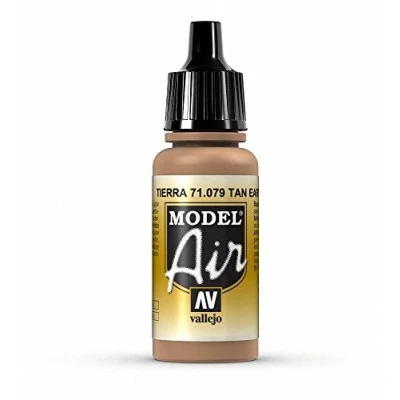Image of Vallejo Model Air 17 ml Acrylic Paint Flat Tan