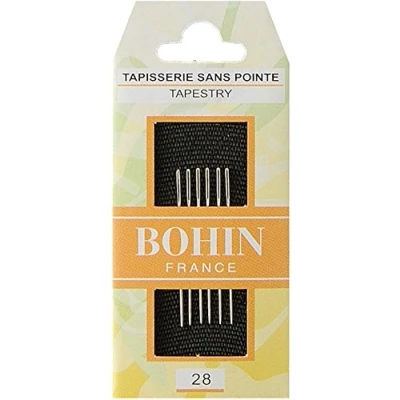 Image of Bohin Needles, Metal, Silver, No.28
