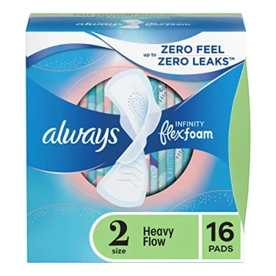 Image of Always Infinity Heavy Flow Flexi Wings Pads 16ct