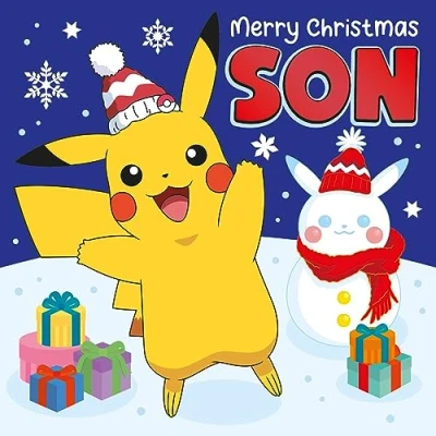 Image of Pokemon Son Christmas Card, Card for