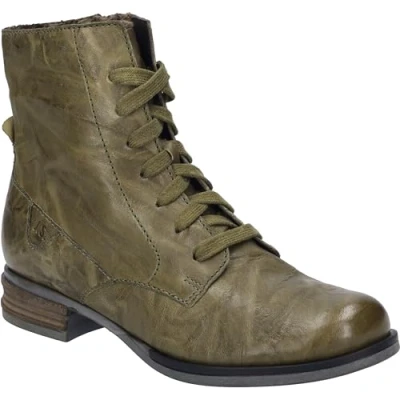 Image of Josef Seibel Sanja 01 Womens Ankle Boots 6 UK Olive Leather