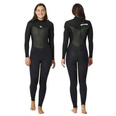 Image of RIP CURL Womens Omega 3/2mm GBS Back Zip Wetsuit Black Introducing the Women&#039;s 3/2 3x2 mm