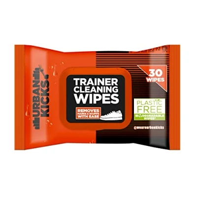 Image of Urban Kicks Plastic Free Wipe For Trainers, Clean &amp; Protect Wipes 30Pk