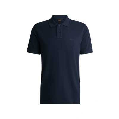 Image of BOSS Prime Polo shirt, Men&#039;s, Size: Small, Dark blue