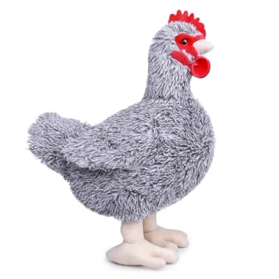 Image of lilizzhoumax Simulation Chicken Plush Toy 20cm/8, Realistic Stuffed Animal Fluffy Chicken, Cute Chick Toy, Super Soft Poultry Home Decoration Gift for Kids