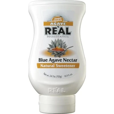 Image of RE&#039;AL Syrups Blue Agave Nectar Infused Syrup, Great for Cocktails, Cooking, Baking and Desserts, 500ml