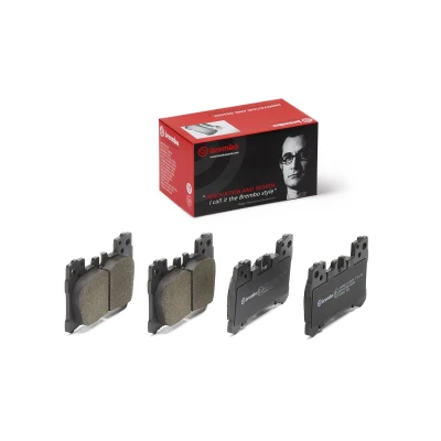 Image of 0446611010, 044661101079, 0446611020, 044661102079 Brake pad set BREMBO P 83 181 prepared for wear indicator with accessories LEXUS: LS V