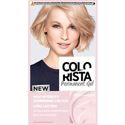 Image of L&#039;Oreal Paris Colorista Light Rose Gold Permanent Hair Dye Gel Long Lasting Colour