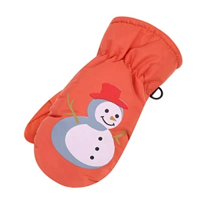 Image of ITODA Kids Toddler Ski Gloves Waterproof Winter Warm Snow Mittens Cute Cartoon Snowboard Thermal Outdoor Hiking Cycling Skating Skiing for Boys Girls 1 4 Years