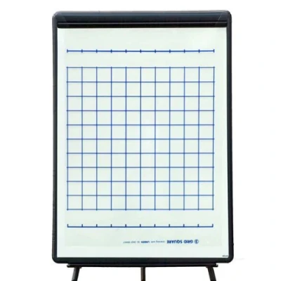 Image of GRID Overlay (code 39b) Pack of 6 roll up plastic sheet pre printed with grid. Dry wip...