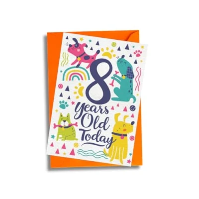 Image of Scoff Paper Edible Happy Birthday Dog Card The Your Can Eat! 8, Single A5, Chicken Flavoured Card. Ideal Treat, Snack, Gift Or For Pet