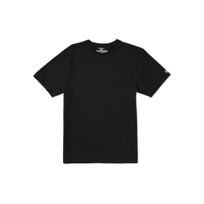 Image of Volcom Men&#039;s Solid Modern Fit Short Sleeve Pocket Tee, Black, Medium