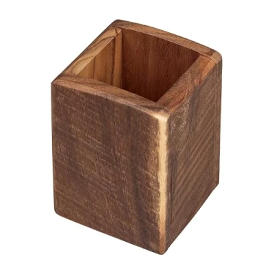 Image of Tala Cutlery Box In Natural Acacia