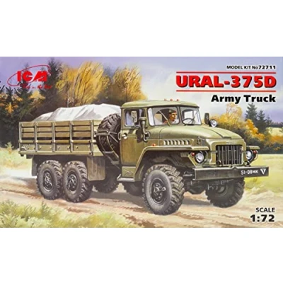 Image of ICM 1:72 URAL 375D, Army Truck