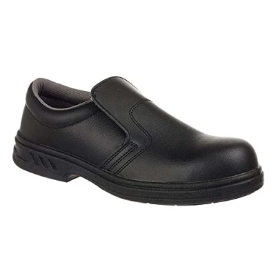 Image of Portwest FW81 Water Resistant Steelite Slip On Safety Shoe S2 Black, 45