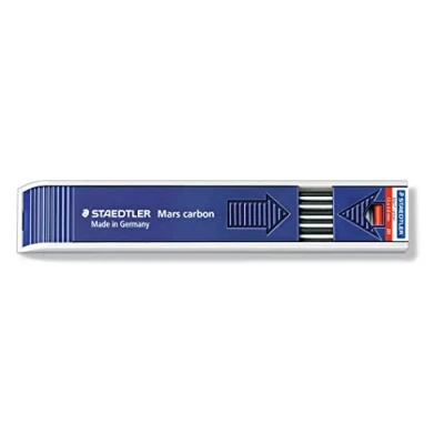 Image of Staedtler 200 2H Mars Carbon 2mm Replacement Leads degree (Pack of 12 Leads)
