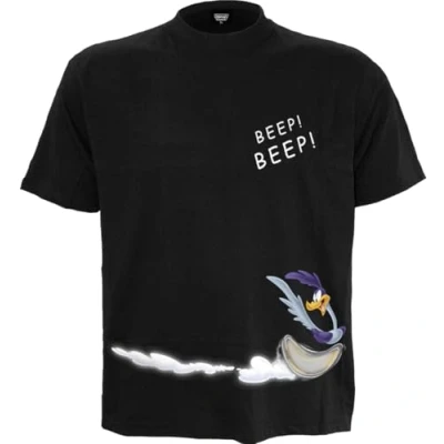 Image of Looney Tunes Coyote Beep T Shirt Black S