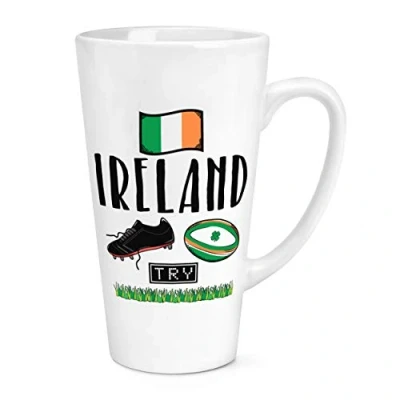 Image of Rugby Ireland 17oz Large Latte Mug Cup