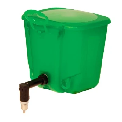 Image of Kerbl Rabbit Plastic Drinking Trough, 500 ml, Green