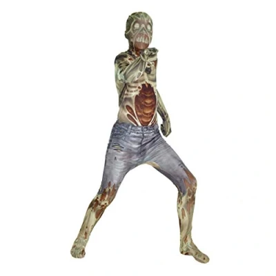 Image of Morphsuits Zombie Halloween Costumes For Kids, Scary Costume Morph Suit, Kids Morphsuit, Large