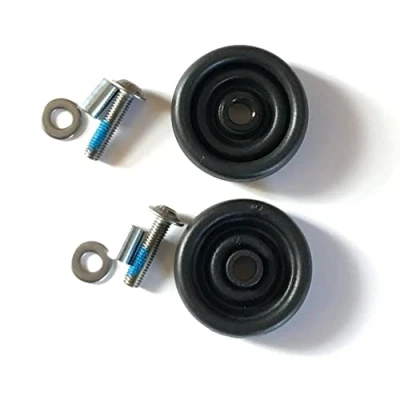 Image of Brompton Rollers set of 2 6mm eazy wheels, Black