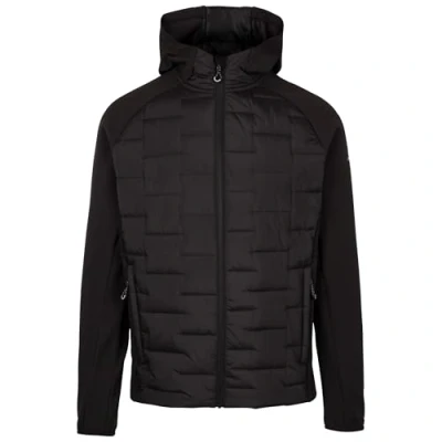 Image of Trespass Mens Active Top Grown On Hood with Full Zip Quick Dry Heber