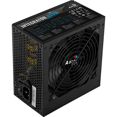 Image of Aerocool Integrator 850 W 80 Plus Bronze Power Supply Unit with UK 3 Pin Lead