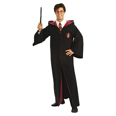 Image of Rubie&#039;s Official Deluxe Harry Potter Robe Adults Fancy Dress Unisex Costume Medium Halloween