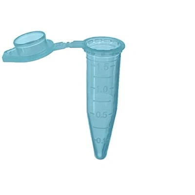 Image of MUHWA 500 PCS Polypropylene Graduated Microcentrifuge Tubes with Snap Cap, 1.5ML Micro Test Conical Microtube Sample Vial for Laboratory (Blue)
