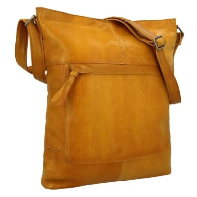 Image of Gusti Handbag Leather Maola Shoulder Bag Brown